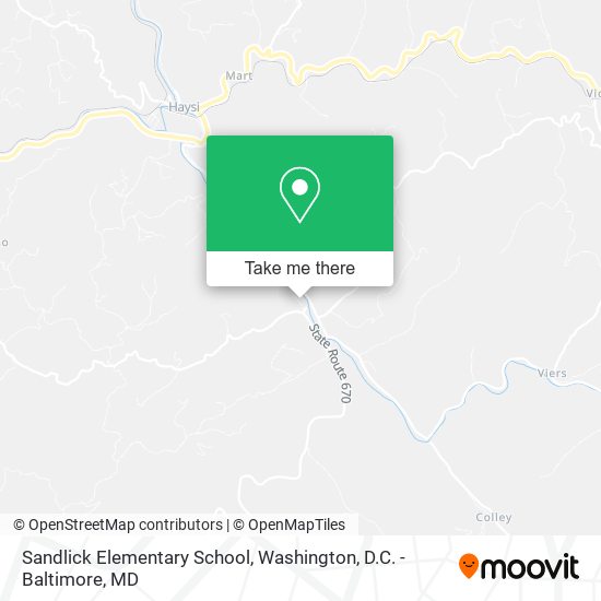 Mapa de Sandlick Elementary School