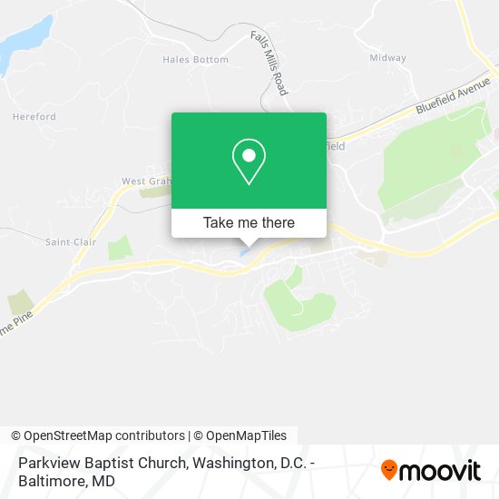 Parkview Baptist Church map