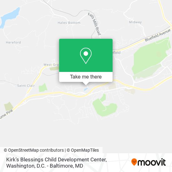 Mapa de Kirk's Blessings Child Development Center