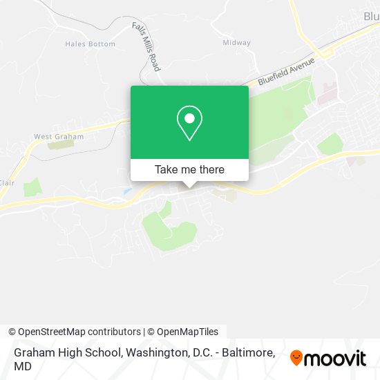 Graham High School map