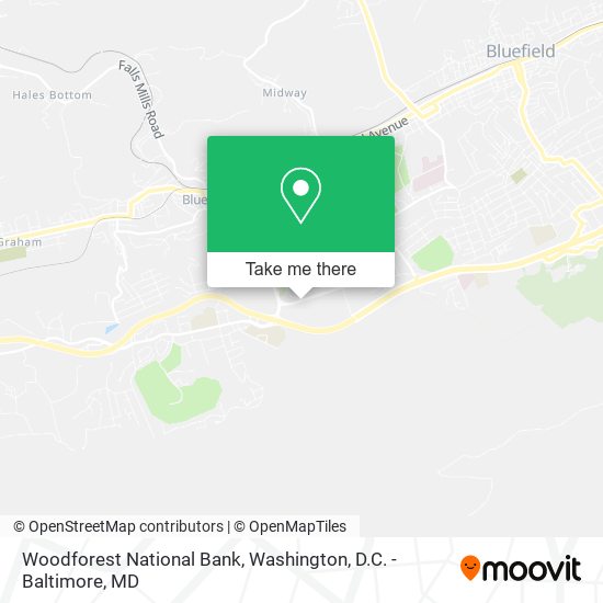 Woodforest National Bank map