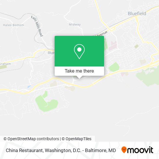 Mapa de China Restaurant
