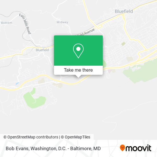 Bob Evans map