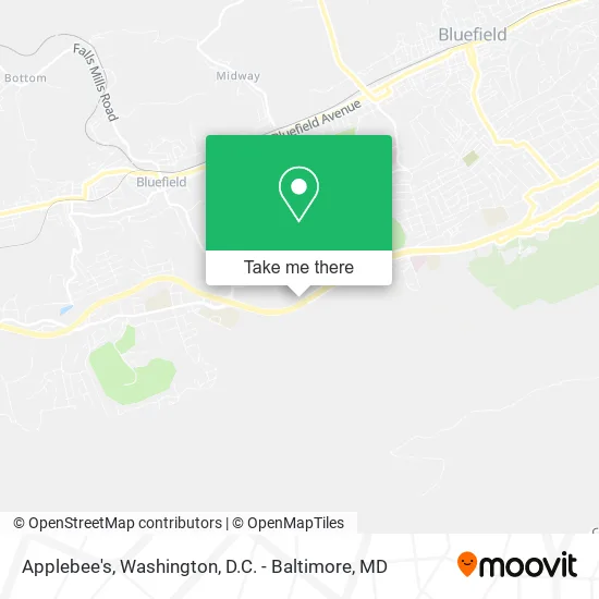 Applebee's map