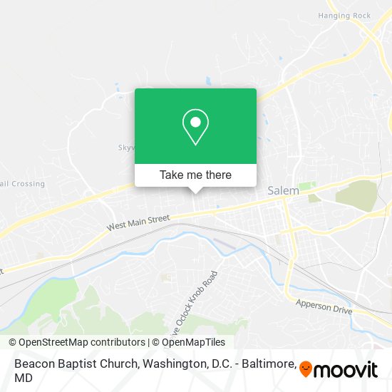 Beacon Baptist Church map