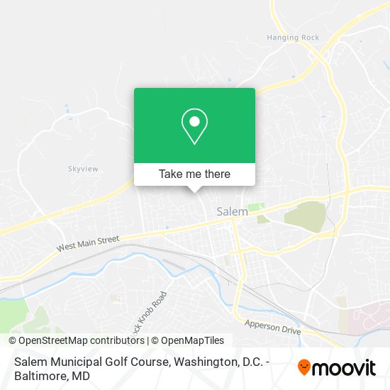 Mapa de Salem Municipal Golf Course