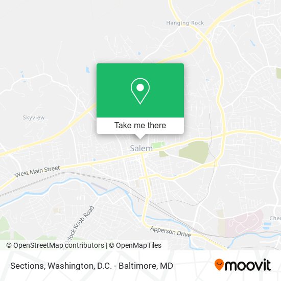 Sections map
