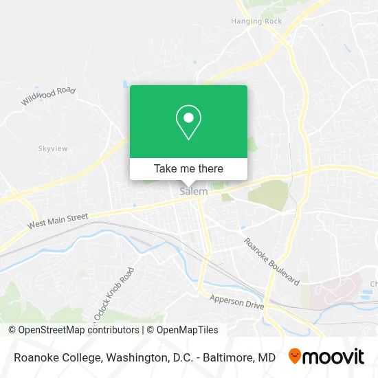 Roanoke College map