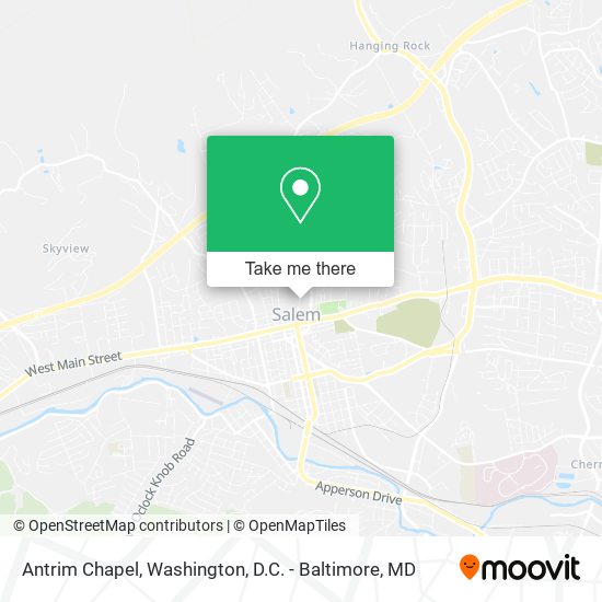 Antrim Chapel map