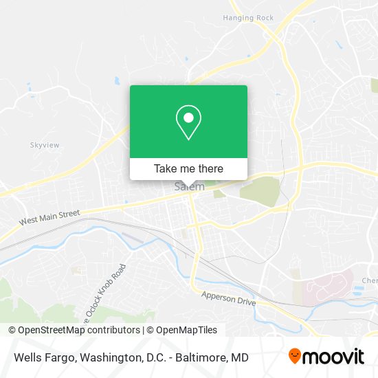 Wells Fargo map