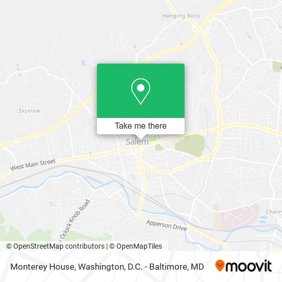 Monterey House map