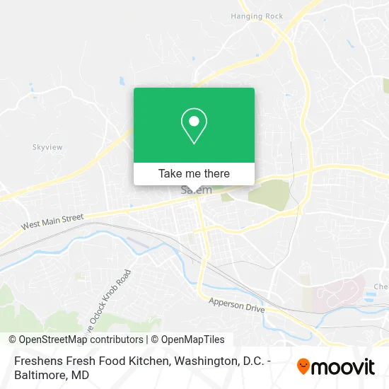 Freshens Fresh Food Kitchen map