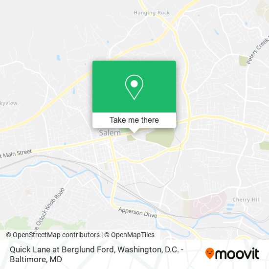 Mapa de Quick Lane at Berglund Ford