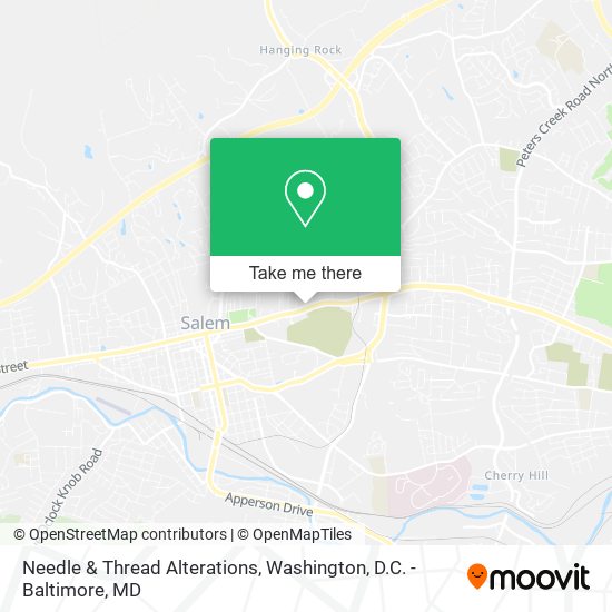 Mapa de Needle & Thread Alterations