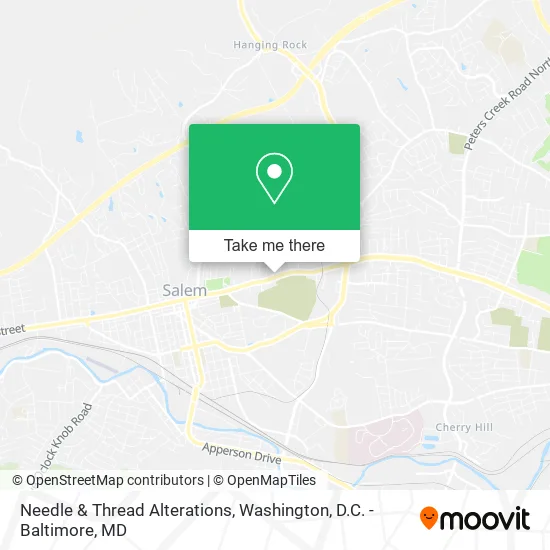 Needle & Thread Alterations map