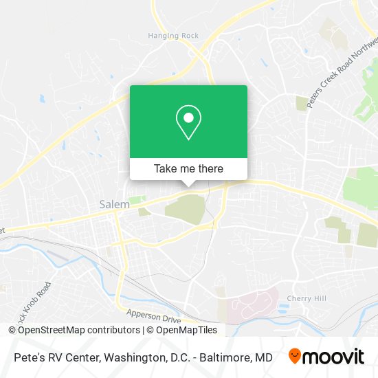 Mapa de Pete's RV Center