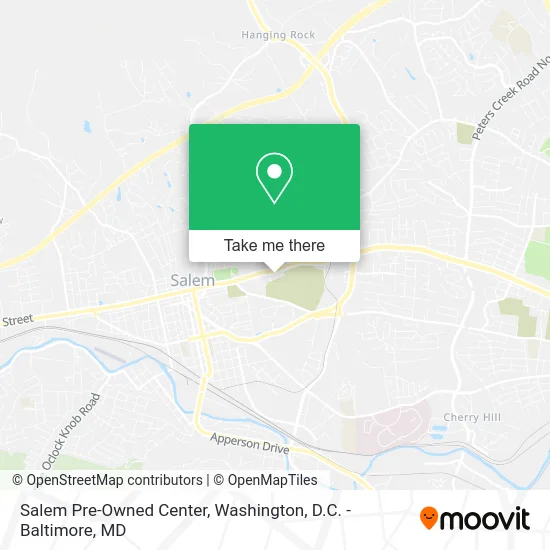 Salem Pre-Owned Center map