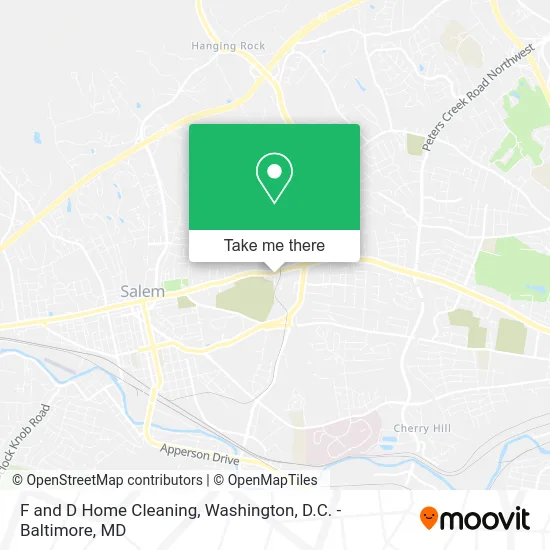 F and D Home Cleaning map