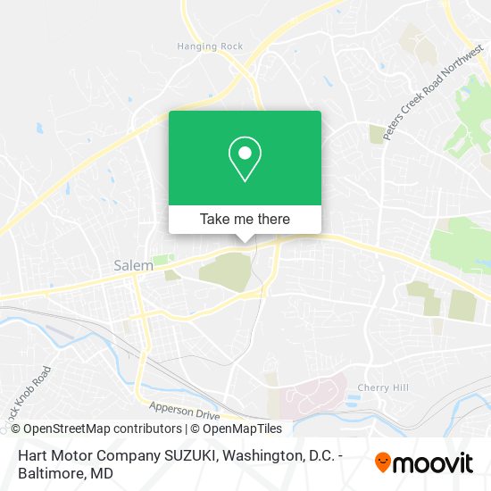 Hart Motor Company SUZUKI map