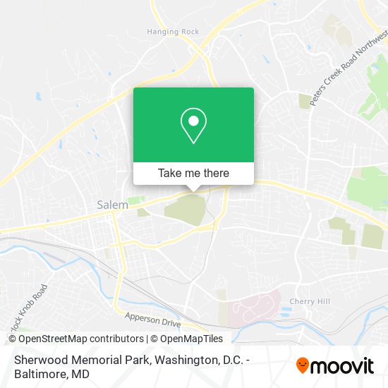 Sherwood Memorial Park map