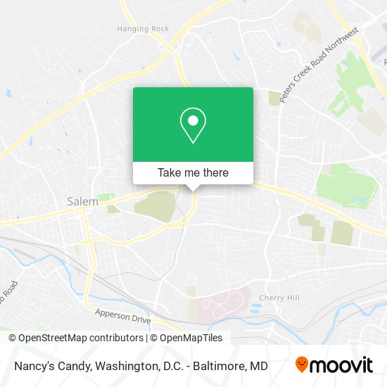 Nancy's Candy map