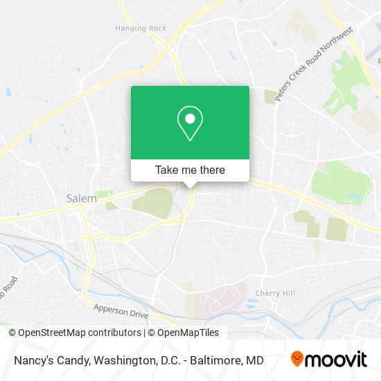 Mapa de Nancy's Candy