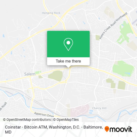 Mapa de Coinstar - Bitcoin ATM