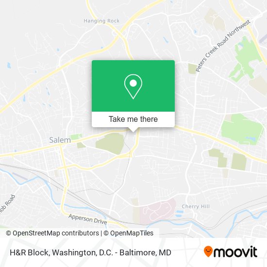 H&R Block map