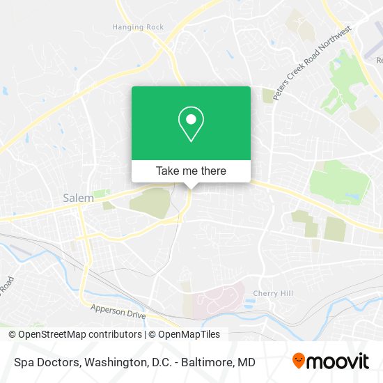 Spa Doctors map