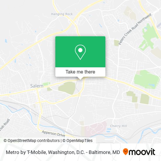 Metro by T-Mobile map