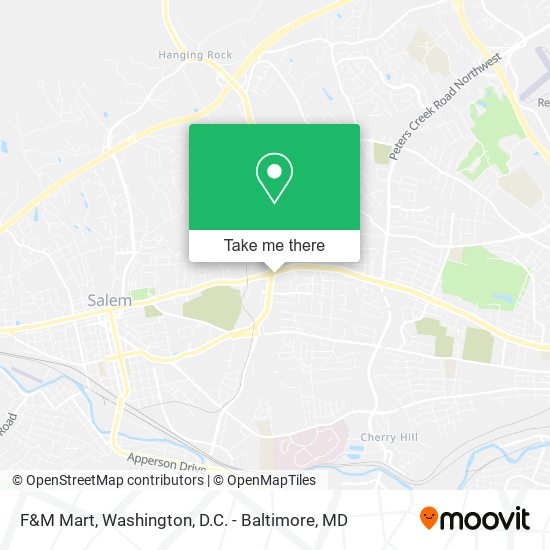 F&M Mart map