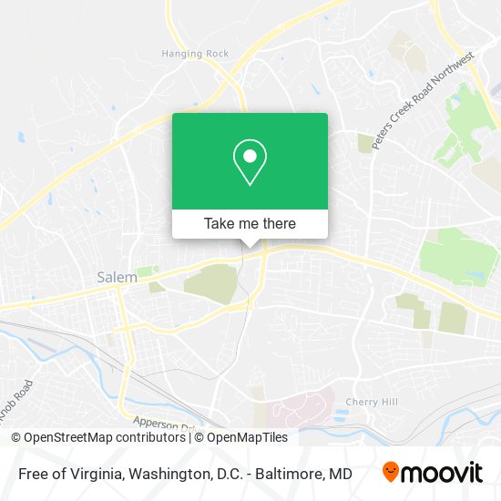 Mapa de Free of Virginia