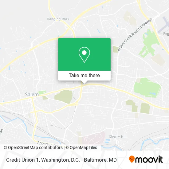 Credit Union 1 map