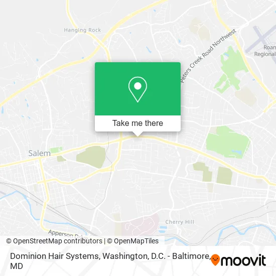 Mapa de Dominion Hair Systems