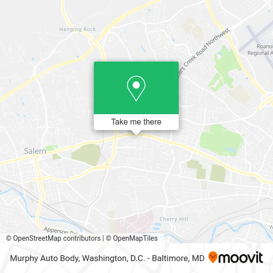 Murphy Auto Body map