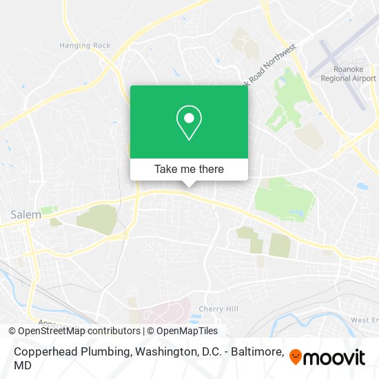 Copperhead Plumbing map
