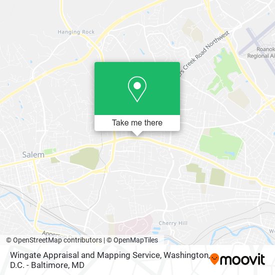 Wingate Appraisal and Mapping Service map
