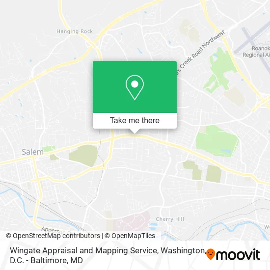 Mapa de Wingate Appraisal and Mapping Service