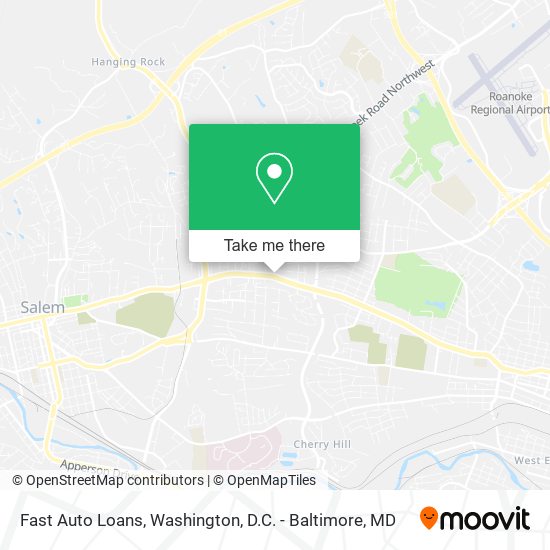 Mapa de Fast Auto Loans