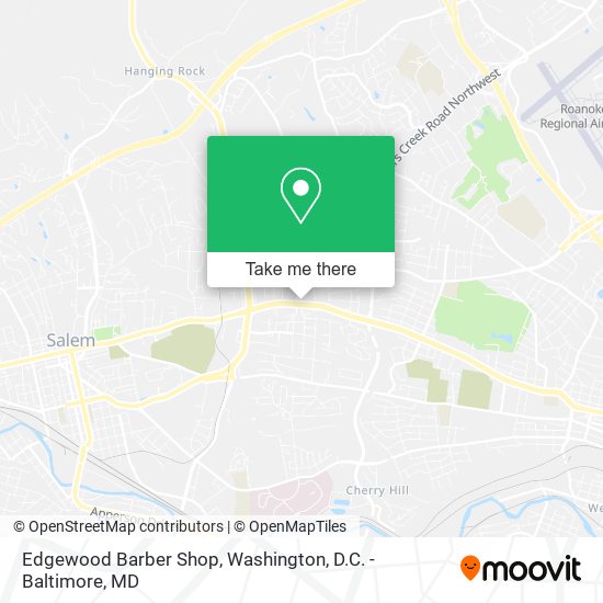 Edgewood Barber Shop map