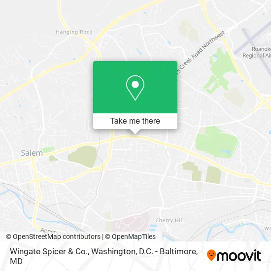 Mapa de Wingate Spicer & Co.