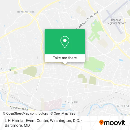 L H Hamlar Event Center map