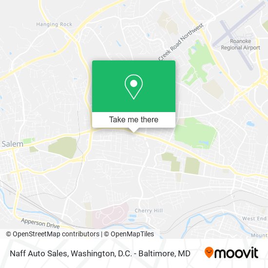 Naff Auto Sales map