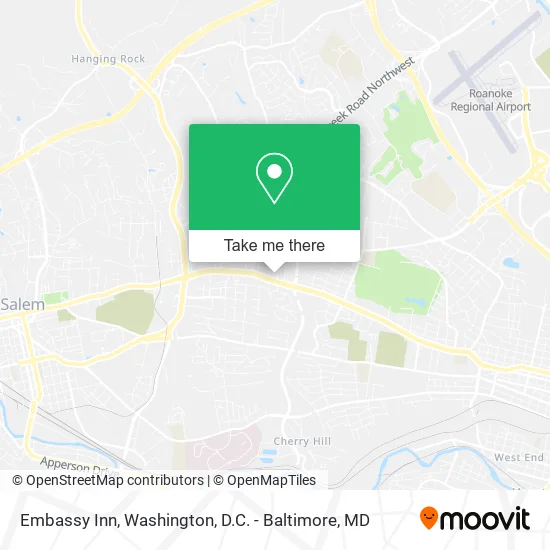 Embassy Inn map