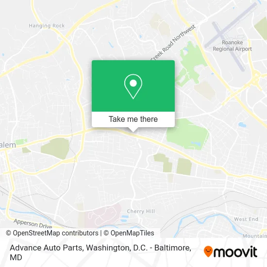 Advance Auto Parts map