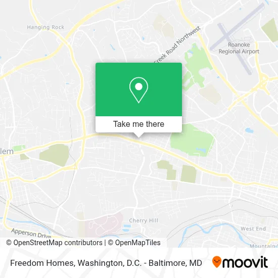 Freedom Homes map