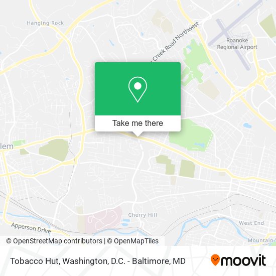 Tobacco Hut map