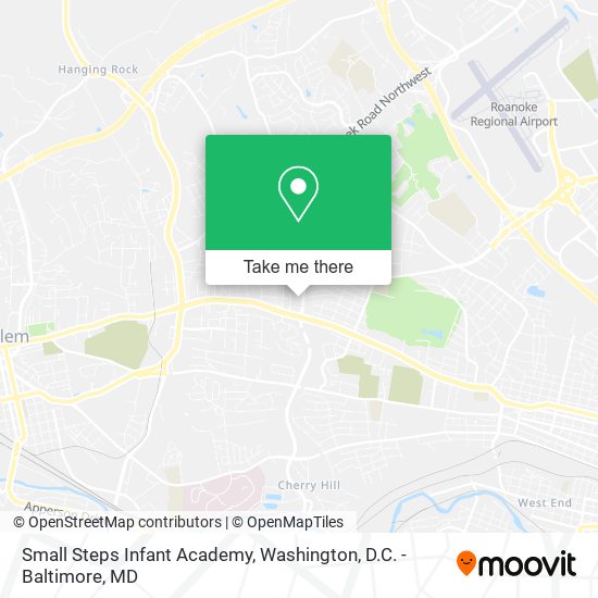 Small Steps Infant Academy map