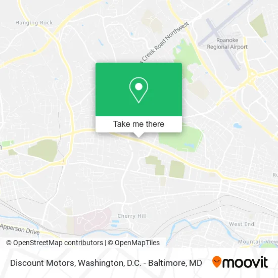 Mapa de Discount Motors