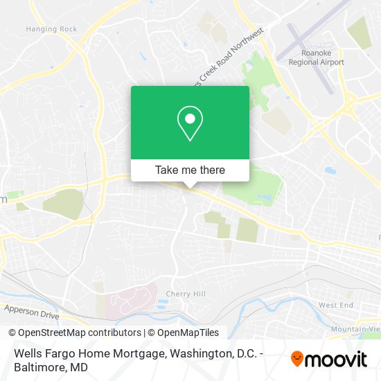 Mapa de Wells Fargo Home Mortgage